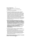 Page 130Others
130
Carry-In or Mail-In Service
For Carry-In or Mail-In Service in the United States call
1-800-272-7033.
For assistance in Puerto Rico call Panasonic Sales Company
(787)-750-4300 or fax (787)-768-2910.
This warranty ONLY COVERS failures due to defects in materials or 
workmanship, and DOES NOT COVER normal wear and tear or 
cosmetic damage. The warranty ALSO DOES NOT COVER damages 
which occurred in shipment, or failures which are caused by products 
not supplied by the warrantor, or failures...
