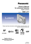 Page 1VQT5A33-1
M0513KZ1063
Owner’s Manual  
for advanced features
Digital Camera
Model No.DMC-LF1
Please read these instructions carefully before using this product, and 
save this manual for future use.
Register online at 
www.panasonic.com/register 
(U.S. customers only) 