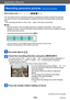 Page 105Application (Record)
Recording panorama pictures  [Panorama Shot] ModeVQT5A33
- 105 -
 ■Recording mode: 
You can easily record a panorama picture by panning the camera towards the direction 
you want to record, and automatically combining the burst of pictures taken during that 
time.
 • The recording direction is set as “left → right” at the time of purchase.
 ■Tips
 • Pan the camera in the recording direction as steadily as possible. If the camera shakes too much, it may not be able to take pictures or...