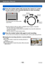 Page 106Application (Record)
Recording panorama pictures  [Panorama Shot] ModeVQT5A33
- 106 -
Press the shutter button fully and pan the camera in a small 
circular motion in the selected direction to start recording
 • Taking pictures from left to right
Recording direction and progress status 
(approximate)
1 sec.2 sec.
3 sec.
4 sec.
 • Pan the camera so that you make a complete circuit in approx. 8 seconds- Pan the camera at a constant speed. 
- 
 Y

ou may not be able to take pictures successfully if you move...