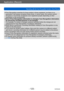 Page 123Application (Record)
Recording with the Face Recognition function  [Face Recog.]VQT5A33
- 123 -
 ●Face Recognition searches for faces similar to those registered, but there is no 
guarantee it will always recognize these faces. In some cases, the camera cannot 
recognize or incorrectly recognizes even registered people depending on their 
expression or the environment.
 ●Even if Face Recognition information is changed, Face Recognition information 
for previously recorded pictures is not changed.
For...