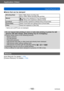 Page 160Application (View)
Using the [Playback] menuVQT5A33
- 160 -
 ■Items that can be stamped 
[Shooting Date] [W/O TIME]: Stamp recording date 
[WITH TIME]: Stamp recording date and time 
[Name]
: Stamp name registered in Face Recognition: Stamp name registered in [Baby] or [Pet]
[Location] Stamp location registered in [Setup] menu’s [Travel Date]
[Travel Date] Stamp Travel Date set in [Setup] menu’s [Travel Date] 
[Title] Stamp text registered in [Title Edit]
 • Items set to [OFF] are not stamped.
 ●Do not...