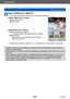 Page 203Wi-Fi/NFC
Sending pictures to a PCVQT5A33
- 203 -
Select [SINGLE] or [MULTI] 
 • To change the setting or disconnect, press [Wi-Fi] button.  (→171)
 ■When [SINGLE] is selected
  Select the picture  Select [Set]
 ■When [MULTI] is selected
  Select the picture (repeat) • If selected again, the setting will be canceled.  Select [OK] • The number of pictures that can be sent by 
[MUL
TI] is limited.
 • Confirmation screen is displayed. If you select [Y es], the operation is executed.
 ●Folders sorted by the...