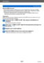 Page 207Wi-Fi/NFC
Using WEB servicesVQT5A33
- 207 -
 ■Using WEB services
When sending images to WEB services, such as Facebook or YouTube, the WEB 
service being used must be registered with the “LUMIX CLUB”. Registering multiple 
WEB services will send images to all services simultaneously.
 • Check the “F
 AQ/Contact us” on the following site for compatible WEB services.  
http://lumixclub.panasonic.net/eng/c/lumix_faqs/
Preparation:
Make sure that you have created an account on the WEB service you want to...