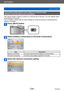 Page 234Wi-Fi/NFC
About connectionsVQT5A33
- 234 -
Connecting quickly with the same settings as used previously 
([History Connection]/[Favorite Connection])
The camera keeps a History of times you used the Wi-Fi function.  You can register items 
in the History to Favorite. 
You can easily connect with the same settings as used previously by connecting from 
History or Favorite.
Press [Wi-Fi] button
Select [History Connection] or [Favorite Connection]
Item Description
[History Connection] Connects using the...