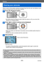 Page 44Basics
Viewing your pictures
VQT5A33- 44 -
When a card is in the camera, pictures are played back from the card, and without a card, 
pictures are played back from the built-in memory.
Press the Playback button
 • By holding down the Playback button while the camera is off, you can turn the 
camera on in Playback Mode.
Press   to select a picture to be displayed
 • When the buttons are held down, the pictures can be scrolled quickly forward or  backward.
 • Pictures can also be selected with the control...