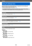 Page 54Basics
Using the [Setup] menu
VQT5A33- 54 -
[Clock Set], [Economy] and [Auto Review] are important for clock setting and 
battery life. Please check these before use.
 • For the setting procedures of the menu. (→52)
 ●In [Intelligent Auto] Mode, only [Clock Set], [World Time], [Airplane Mode], [Beep], 
[Composition Guide], [Stabilizer Demo.] and [Language] are set.
[Clock Set]
Set time, date, and display format. (→23)
[World Time]
Set the local time at travel destination.  (→127)
[Travel Date]
Record the...