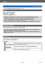 Page 61Basics
Using the [Setup] menuVQT5A33
- 61 -
 • For the setting procedures of the menu.  (→52)
[Reset]
Reset to the default settings.
 ●[Reset Rec. settings?] ●[Reset setup parameters?]
 ●Information registered in [Face Recog.] is reset if recording settings are reset. ●Resetting the setup parameters will also reset the following: • Age in years/months and names in [Baby] and [Pet] Scene Modes ●Folder numbers and clock settings will not be reset. ●Camera movement may be audible as the lens function is...