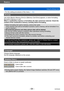 Page 64Basics
Using the [Setup] menuVQT5A33
- 64 -
 • For the setting procedures of the menu.  (→52)
[Format]
Use when [Built-In Memory Error] or [Memory Card Error] appears, or when formatting 
the built-in memory or card. 
When a card/built-in memory is formatted, the data cannot be restored. Check the 
content of the card/built-in memory carefully before formatting.
 ●When formatting the built-in memory, remove the cards. 
(Only inserted card will be formatted if present; built-in memory will be formatted if...