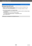 Page 88Application (Record)
Taking pictures with Manual FocusVQT5A33
- 88 -
 ■Enlarged display (MF assist)
When [MF Assist] in the [Setup] menu is [ON] and you perform the Manual Focus 
operation, an enlarged display appears.
 • Shortly after you stop operating Manual Focus, the display switches to normal.
 ●To change the position of an enlarged display  Press [MENU/SET] during the Man ual Focus operation (while the enlarged display 
is displayed)
  Use cursor button to move the enla rged display • T
o return...