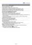 Page 71- 71 -
Q&A  Troubleshooting
Computer, printer
Cannot send pictures to computer.
 ●Not connected correctly (→56). ●Check whether computer has recognized camera. ●Select [PC] when connecting the camera to your computer. (→56)
Computer does not recognize card (only reads built-in memory).
 ●Disconnect USB connection cable and reconnect with card in place.
The card is not recognized by the computer.  
(You are using an SDXC Memory Card.)
 ●Make sure your computer supports SDXC memory cards....