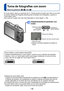 Page 18- 18 -
Toma de fotografías con zoom
Modo de grabación:       
Zoom óptico y zoom óptico extra (EZ)
Cambia automáticamente a “zoom óptico” cuando se usa el tamaño de fotografía 
máximo (→42), y a “zoom óptico extra” (para seguir empleando el zoom) en otros 
casos. (EZ son las siglas de “zoom óptico extra”.) 
• Zoom óptico  
• Zoom óptico extra
El “zoom óptico” ofrece un aumento de 5 x. Puede acercar el sujeto aún más con el zoom 
sin perder calidad de fotografía disminuyendo el tamaño de la fotografía y...