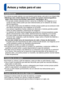 Page 73- 73 -
Avisos y notas para el uso
Cuando la use
 ●La cámara se puede calentar si se usa durante mucho tiempo, pero esto no es ninguna falla. ●Mantenga esta unidad alejada todo lo posible de equipos electromagnéticos 
(tales como hornos microondas, televisores, videojuegos, etc.).
 • Si usa esta unidad colocada encima o cerca de un televisor, las imágenes y/o el sonido de esta unidad puede que sean distorsionados por la radiación de ondas 
electromagnéticas.
 • No use esta unidad cerca de teléfonos...