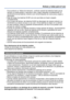 Page 76- 76 -
Avisos y notas para el uso
Si se produce un “efecto de memoria”, continúe usando las baterías hasta que la 
cámara no pueda grabar o reproducir más y luego cárguelas completamente. El 
rendimiento de las baterías volverá a ser normal después de unas pocas cargas y 
descargas.
 • Deje de cargar las baterías Ni-MH una vez que éstas se hayan cargado completamente.
 • Con el paso del tiempo, las baterías Ni-MH se descargan de manera natural y su rendimiento se reduce aunque no se usen. Si las baterías...