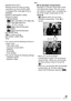 Page 2929VQT1C63
Basic
• [SENSITIVITY] (P61):
Settings will be the same as those 
used when you have set ISO LIMIT 
in Intelligent ISO mode [ ] (P45) to 
[ISO800].
• [ASPECT RATIO]/[PICT.SIZE]/
[QUALITY] (P62):
– [  ENLARGE]:
h/DMC-LS75/DMC-LS70: (7M), 
DMC-LS60:  (6M)/Fine
– [  4˝ × 6˝/10 × 15 cm]:
/ (2.5M EZ)/Standard
– [  E-MAIL]:
h/  (0.3M EZ)/Standard
•  [AF MODE] (P63):
[
W] (1-area-focusing)
•  [AF ASSIST LAMP] (P66)
[ON]
•  You cannot use the following functions in 
simple mode.
– High angle mode
–...