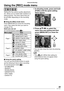 Page 5959VQT1C63
Advanced-Shooting
Using the [REC] mode menu
Setting the hue, picture quality adjustment, 
etc. allows you to create wide variations on 
taking pictures. The menu items that can 
be set differ depending on the recording 
mode.
■ Using the [REC] mode menu
Press [MENU/SET] to show the recording 
menu, then select the item you want to 
change (P19).
Items you can set
(In normal picture mode [ ])
Menu page Item 
Page 1
KW.BALANCE (P60)
JSENSITIVITY (P61)
iASPECT RATIO (P62)
ZPICT.SIZE (P62)
QQUALITY...