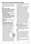 Page 1313VQT1E30
Acerca de la memoria interna/la tarjeta
La memoria integrada puede usarse como 
dispositivo temporal de almacenamiento 
cuando se llene la tarjeta que está siendo 
utilizada.
■ Memoria interna [ ]
Puede grabar o reproducir las imágenes 
en la memoria interna cuando no se 
esté usando una tarjeta. (La memoria 
interna no puede usarse al haber una 
tarjeta insertada.)
•  La capacidad de la memoria interna es 
de alrededor de 27 MB.
•  El tamaño de imagen está establecido 
en QVGA (320 × 240...