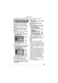 Page 8181VQT1L50
Advanced-Viewing
Press [  ] to display the [PLAYBACK] mode menu and select the item to set. ( P74 )
j
b 
 
[ ROTATE] / [ ROTATE DISP.]To display the picture rotated
This mode allows you to automatically 
display pictures vertically if they were 
recorded holding the camera vertically or 
rotate pictures manually in 90° increments.
Rotate 
(The picture is rotated manually.)
Select [
b ROTATE] from playback 
menu ( P74 ).
When [ROTATE DISP.] is set to [OFF], 
[ROTATE] function is disabled.
Press...