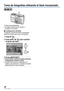 Page 20
0VQT1L51 (SPA)

Toma de fotografías utilizando el flash incorporado
A
A Flash para fotografíasNo tape el flash con los dedos o cualquier otro objeto.
Configuración del flashConfigure el ajuste del flash incorporado según la escena que vaya a fotografiar.
Pulse q [