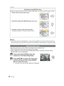 Page 20Preparation
20VQT1X05
Switching to the [SETUP] menu
When the camera shows the menu screen after step  1
 on “How to use the menu” (P18):
1  Press 
w to move the menu icon.
2
 Press 
r to select the [SETUP] menu icon [
e].
3
 Press 
q to move to the menu item list.
Proceed to step  2
 on “How to use the menu”.
 
Note
•  Due to the camera’s speciﬁ  cation, it may not be possible to set some of the functions or 
some functions may not work in some of the conditions under which the camera is used.
Using the...