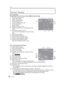 Page 82Others
82VQT1X05
Screen Display
In recording
Recording in Normal Picture Mode [ 1
] (Initial setting)
6
8 M
F2.8 1/30ISO100
2435
1314 9
1067
15
1211181  Recording mode (P18)
2  Flash mode (P36)
3  Macro shooting (P39)
4  AF area (P25, 29)
5  Focus indication (P25, 29)
6  Picture size (P54)
7 Quality (P54)
8  Battery indication (P12)
9  Remaining number of recordable pictures 
(P97)
10  1: Built-in memory (P15)
3 : Card (P15) (appears during accessing 
only)
11 Recording indication
12  ISO sensitivity...