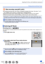 Page 115115SQW0021
Adjusting the focus and brightness (exposure)
Taking pictures with Auto Focus
When recording using [AFF], [AFC]
 ●Focusing may take time if the zoom is suddenly changed from max. W to max. T, or if 
you suddenly move closer to a subject from a greater distance. 
 ●Press the shutter button halfway again when it is difficult to focus on the subject. ●While the shutter button pressed halfway, shake may be seen on the screen.
 ●If the light on a subject is insufficient when using [AFF] or [AFC],...