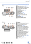 Page 1515SQW0021
Before Use
Names and Functions of Main Parts
10Stereo microphone (→53, 200)
Be careful not to cover the 
microphone with your finger. Doing 
so may make sound difficult
to record.
11 Shutter speed dial 
(→59)
12 Shutter button
13 Zoom lever (→170)
14 [FILTER] button 
(→89)
15 Exposure compensation dial 
(→135)
16 [iA] button 
(→59)
17 Camera [ON/OFF] switch
18Speaker
Be careful not to cover the speaker 
with your finger. Doing so may 
make sound difficult to hear.
19 Tripod mount 
(→329)
Do not...