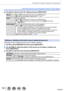 Page 164164SQW0021
Functions for specific subjects and purposes
Recording with the Face Recognition function  [Face Recog.] 
4Use   to select the item for editing and press [MENU/SET]
[Name]  Use  to select [SET] and then press [MENU/SET]  Enter the name (See “Entering Text”: (→52))
[Age] Set the birthdate.
  Use  to select [SET] and then press [MENU/SET]  Use   to select year, month and day, set with  , and press 
[MENU/SET]
[Add Images] Up to 3 face pictures of the person can be registered.
  Use   to select...