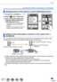 Page 237237SQW0021
Wi-Fi
Operating the camera by connecting it to a smartphone
Sending pictures in the camera to social networking services
1Connect to a smartphone (→229)
Switch the 
location of the 
pictures to be 
displayed2Select [  ] from “Image App”
3Press and hold the picture and 
drag it to send it to the social 
networking service, etc.
 • The picture will be sent to the social 
networking service or other WEB 
services.
 • Functions can be assigned to the top, bottom, left and right as you wish.
Adding...