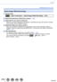 Page 249249SQW0021
Wi-Fi
Sending pictures to a PC
[Send Images While Recording]
1Set the menu
 → [New Connection] → [Send Images While Recording] → [PC]
2Select [Via Network] or [Direct] to connect (→263)
3Select the PC you want to connect to • If the PC you want to connect to is not displayed, select [Manual Input], then enter the computer 
name (for Mac, enter the NetBIOS name).
4Select the folder you want to send to • When the connection is established, the confirmation screen for the transmission setting is...