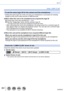 Page 261261SQW0021
Wi-Fi
Using “LUMIX CLUB”
To set the same login ID for the camera and the smartphone
 • Setting the same login ID on this unit and your smartphone is convenient for sending images on this unit to other devices or WEB services.
 ■When either this unit or the smartphone has acquired the login ID
  Connect this unit to the smartphone (→229)  From the “Image App” menu, set the common login ID • The login IDs for this unit and the smartphone become the same. • After connecting this unit to the...