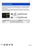 Page 263263SQW0021
Wi-Fi
About connections
After selecting the Wi-Fi function and sending destination, select the connection method. 
If you are out and unable to use your wireless access point, or temporarily connecting to 
equipment you do not ordinarily use, or in a similar situation, it is convenient to make a 
direct connection. 
If you are connecting with the same settings as used previously, you can quickly start 
using the Wi-Fi function by connecting with [Select a destination from History] or [Select a...