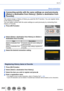 Page 268268SQW0021
Wi-Fi
About connections
Connecting quickly with the same settings as used previously
([Select a destination from History] / [Select a destination from 
Favorite])
The camera keeps a History of times you used the Wi-Fi function. You can register items 
in the History to Favorite. 
You can easily connect with the same settings as used previously by connecting from 
History or Favorite.
1Press [Wi-Fi] button
2Select [Select a destination from History] or [Select a 
destination from Favorite]
Item...