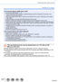 Page 277277SQW0021
Connecting with other devices
Viewing on TV screen
 ■To connect with an HDMI micro cable ●Check the [HDMI Mode]. (→48) ●To play back 24p motion pictures, set [HDMI Mode] to [AUTO]. Otherwise, the picture is not 
output at 24 frames per second.
 ●Bars may appear at the sides or at the top and bottom of the screen, depending on the aspect 
ratio setting.
 ●Cables that do not comply with HDMI standards will not work. ●When an HDMI micro cable is connected, pictures are not displayed on the...