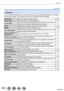 Page 308308SQW0021
Others
Menu list
 [Setup]
You can perform settings for convenience of use such as the clock setting and changing 
of the beep sounds. You can also perform Wi-Fi function related settings.
[Clock Set]Set time, date, and display format. →29
[World Time] Set the local time at travel destination. →41
[Travel Date] If you set your travel schedule and record pictures, the day of your 
trip on which the picture was taken will be recorded. →42
[Wi-Fi] Configure the settings required for the Wi-Fi...