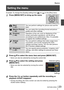 Page 2323SQT0359 (ENG)
BasicsBasics
Example:  To change the [Quality] setting from [  ] to [  ] in the [Rec] menu 
1Press [MENU/SET] to bring up the menu
[Rec]
(→81) You can perform settings for picture size and the 
flash.
[Motion Picture]
(→83)You can select the recording format and picture 
quality and other settings.
[Custom]
(→83)Operation of the unit, such as displaying of the 
screen and button operations, can be set up 
according to your preferences. Also, it is possible 
to register the modified...