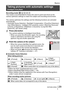 Page 2929SQT0359 (ENG)
Basics
 Taking pictures with automatic settings  
[Intelligent Auto] Mode
Recording mode: This mode is recommended for those who want to point and shoot as the 
camera optimizes settings to match the subject and recording environment\
.
The camera optimizes the settings and the following functions are activa\
ted 
automatically. • Automatic Scene Detection / Backlight Compensation / [Face/Eye Detection\
] / Auto White Balance / Intelligent ISO sensitivity control / [Red-Eye Remo\
val] /...