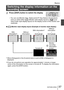 Page 3737SQT0359 (ENG)
Basics
 Switching the display information on the 
recording screen
1
Press [DISP.] button to switch the display
 • You can use [Monitor Disp. Style] and [LVF Disp.Style] in the [Custom]  menu to select either [  ] (Monitor style display layout) or [  ]  (Live 
View Finder style display layout) for the display screen of the monitor \
and 
viewfinder.
 
■[  ] Monitor style display layout (Example of monitor style display)
With 
information
∗Without 
information With information∗+
level...