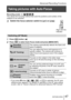 Page 4747SQT0359 (ENG)
Advanced Recording Functions
 Taking pictures with Auto Focus
Recording mode: This allows the focusing method that suits the positions and number of t\
he 
subjects to be selected.
1Switch the focus selector switch to [  ] or [  ]
Align with the 
indicator.
Switching [AF Mode]
1Press [  ] button (  )
2Press   to select Auto Focus mode and press [MENU/SET]
(Face/Eye 
Detection)The camera automatically detects the faces and 
eyes of subjects.
(AF Tracking)You can adjust the focus and...