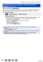Page 161161SQW0023
Funciones para sujetos y propósitos específicos
Desactivación de los pitidos y del flash al mismo 
tiempo  
[Modo silencioso]
Modo de grabación: 
Este modo es útil cuando se toman imágenes en un entorno tranquilo o en instalaciones 
públicas, o cuando se tomen imágenes de un sujeto tal como un bebé o un animal.
1Ajuste el menú.
 →  [Personalizar] → [Modo silencioso]
Ajustes: [ON] / [OFF]
 • Este modo silencia los pitidos, ajusta el flash en [Flash desact.

] y desactiva la luz 
de ayuda de AF....