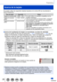 Page 2525SQW0023
Preparativos
Acerca de la tarjeta
Se pueden utilizar las siguientes tarjetas basadas en la norma SD (se recomienda la 
marca Panasonic).
Tipo de tarjeta CapacidadNotas
Tarjetas de memoria SD 8 MB – 2 GB
 • Se puede utilizar con aparatos compatibles con los  formatos respectivos.
 • Antes de usar tarjetas de memoria SDXC, compruebe que el ordenador y otros aparatos sean compatibles 
con las tarjetas de este tipo. 
http://panasonic.net/avc/sdcard/information/SDXC.html
 •Esta unidad es compatible...