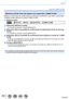 Page 262262SQW0023
Wi-Fi
Uso de “LUMIX CLUB”
Elimine su ID de inicio de sesión y la cuenta del “LUMIX CLUB”
Elimine el ID de inicio de sesión desde la cámara al transferirla a otra parte o desecharla. 
También puede eliminar su cuenta “LUMIX CLUB”.
1Ajuste el menú.
 →  [Conf.] → [Wi-Fi] → [Ajuste Wi-Fi] → [LUMIX CLUB]
2Seleccione [Eliminar cuenta]. • Se visualiza el mensaje. Presione [MENU/SET].
3Seleccione [Sí] en la pantalla de confirmación de eliminación del ID de inicio de 
sesión.
 • Se visualiza el...