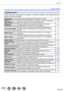 Page 309309SQW0023
Otros
Lista de menús
 [Reproducir]
Puede especificar la protección de imagen, el cambio de tamaño y otros ajustes para las 
imágenes que haya tomado.
[Diapositiva]Reproduzca automáticamente imágenes en orden. →204
[Modo de 
reproducción] Puede reducir las imágenes a visualizar con filtros de definición, 
como las categorías o las imágenes favoritas.
→206
[Registro de 
ubicación] Puede escribir en las imágenes información de ubicación 
(longitud/latitud) enviada desde el smartphone. 
→207...