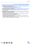 Page 322322SQW0023
Otros
Preguntas y respuestas de solución de problemas
No recuerdo la contraseña para la Wi-Fi.→   
Ejecute [
 Rest. Ajus. Wi-Fi] en el menú [Conf.].  (→51)
No obstante, la información ajustada en [Ajuste Wi-Fi] se reiniciará.
No puedo enviar imágenes a un aparato AV.
 • El envío puede fallar en función del estado operativo del aparato A

V. Además, el envío puede 
tardar algún tiempo.
No puedo conectar usando la función NFC.
 • El smartphone no es compatible con NFC. Esta función se puede usar...