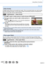 Page 220220
Using Menu Functions
Menu list
[Video Divide]
A single motion picture can be split into 2 parts. This is convenient when you want to keep 
just the necessary scenes, or if you wish to delete unnecessary scenes t\
o increase free 
space on your card, such as when traveling.
 →  [Playback] → [Video Divide]
1Use   to select a motion picture to split and press [MENU/SET]
2Press  at where you want to split a motion picture to 
pause it
 • If you press   while paused, you can make finer adjustments 
to the...