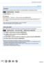 Page 225225
Using Menu Functions
Menu list
[Protect]
Set protection to disable picture deletion. Prevents deletion of importa\
nt pictures.
 →  [Playback] → [Protect]
1Select picture (→207)
 ■To clear all
Select [Protect] → [ Cancel] → [Ye s], and then press [MENU/SET]
When you set the write-protect switch on the card to the “LOCK” po\
sition, the picture is not 
erased.
 ●The picture is erased when formatting, even if it is protected. ●May not be effective when using other devices.
[Face Rec Edit]
Edit or...