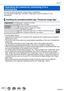 Page 231231
Wi-Fi
Operating the camera by connecting it to a 
smartphone
You can remotely operate the camera using a smartphone.
The “Panasonic Image App” (hereafter “Image App”) must be installed on your 
smartphone.
Installing the smartphone/tablet app “Panasonic Image App”
Supported OSAndroid™: Android 4.0 or later
iOS: iOS 7.0 or later
Installation 
procedure
Connect your device to a network(Android) Select “Google Play™ Store”
(iOS) Select “App Store”
Enter “Panasonic Image App” or “LUMIX” to search for the...