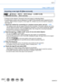 Page 255255
Wi-Fi
Using “LUMIX CLUB”
Acquiring a new login ID ([New account])
 →  [Setup] → [Wi-Fi] → [Wi-Fi Setup] → [LUMIX CLUB]  
→ [Set/Add Account] → [New account]
 • Connect to the network. Proceed to the next page by selecting [Next

].
 • A

 confirmation screen will be displayed if a login ID has already been ac\
quired for the 
camera. Select [Ye s ] to acquire a new login ID, or [No] if you do not need to acquire a 
new login ID.
1Select the method for connecting to a wireless access point, and set...