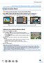 Page 7777
Recording mode
Taking Pictures with different picture effects  (Creative Control Mode) 
Types of picture effects
Displaying the description of each picture effect (Filter)
Press [DISP.] button while the picture effect selection screen is displayed
 • When it is set to the guide display , explanations for each picture effect are displayed.
Normal display Guide display List display
 ■Setting the type of defocus ([Miniature Effect])
After touching [  ], touch [  ]
Press   or   to move the focusing area...