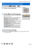 Page 126126
Ajustes de accionamiento y foto 4K
Selección de un modo de accionamiento
Modo de grabación: 
Puede cambiar la operación que se realizará cuando presione el dis\
parador.
1Presione el botón [  ]  (  )
2Presione   para seleccionar el modo 
de accionamiento y presione [MENU/SET]
Modo de accionamiento
[Único] Cuando se presiona el disparador, 
solo se graba una imagen.
[Ráfaga] (→127)Las imágenes se graban 
sucesivamente mientras se presiona 
el disparador.
[Foto 4K] (→11 0
)Cuando se presiona el...